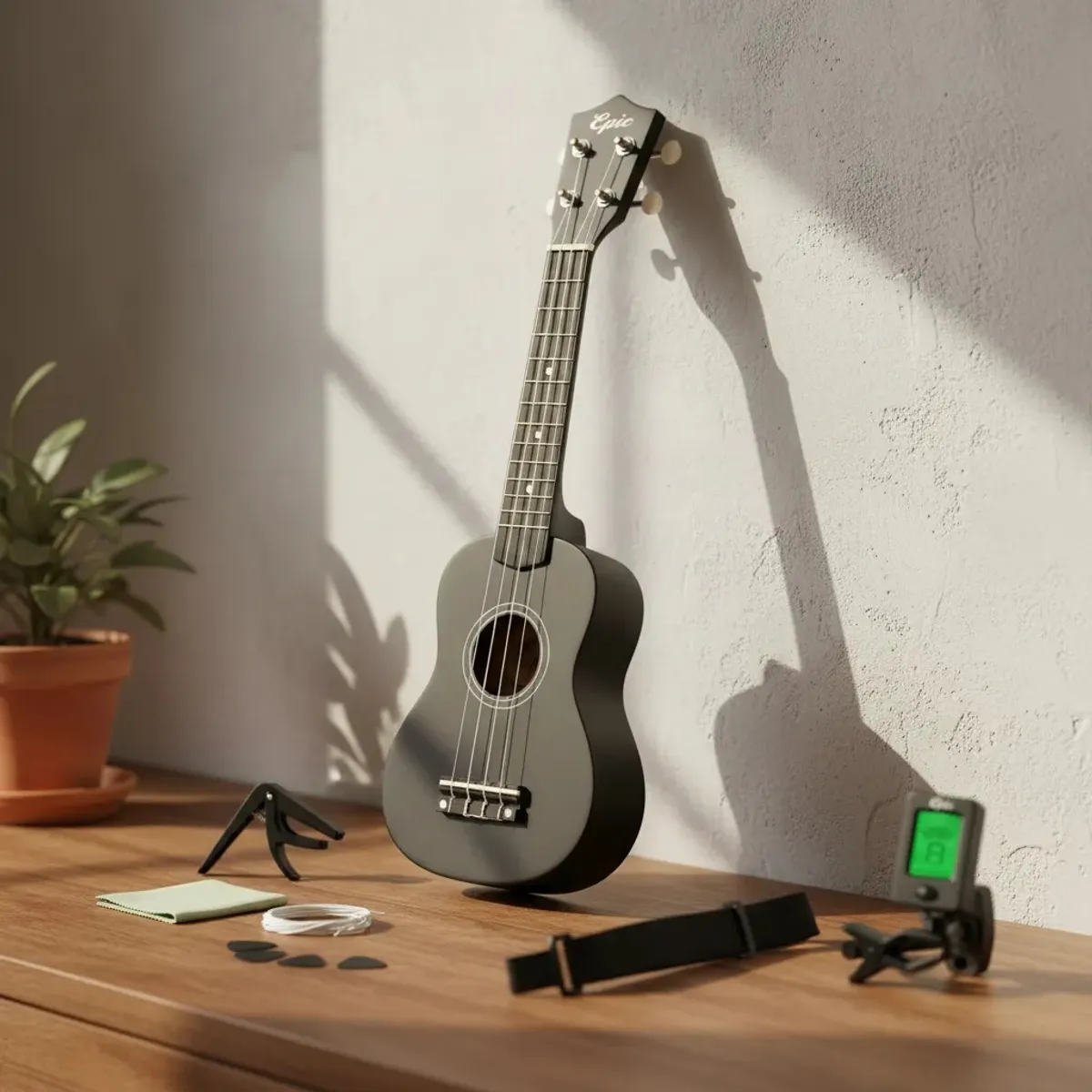 EPIC - Ukelele Soprano Epic 21 Kit Completo Para Principiantes