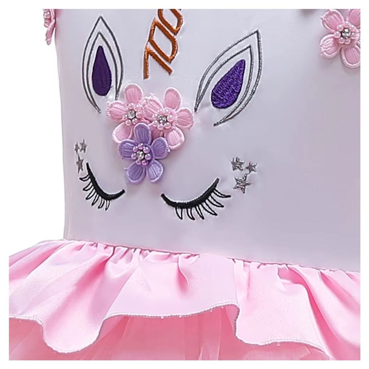 ALMA & DECO - Vestido Niña Princesa Sueño de Unicornio Rosa