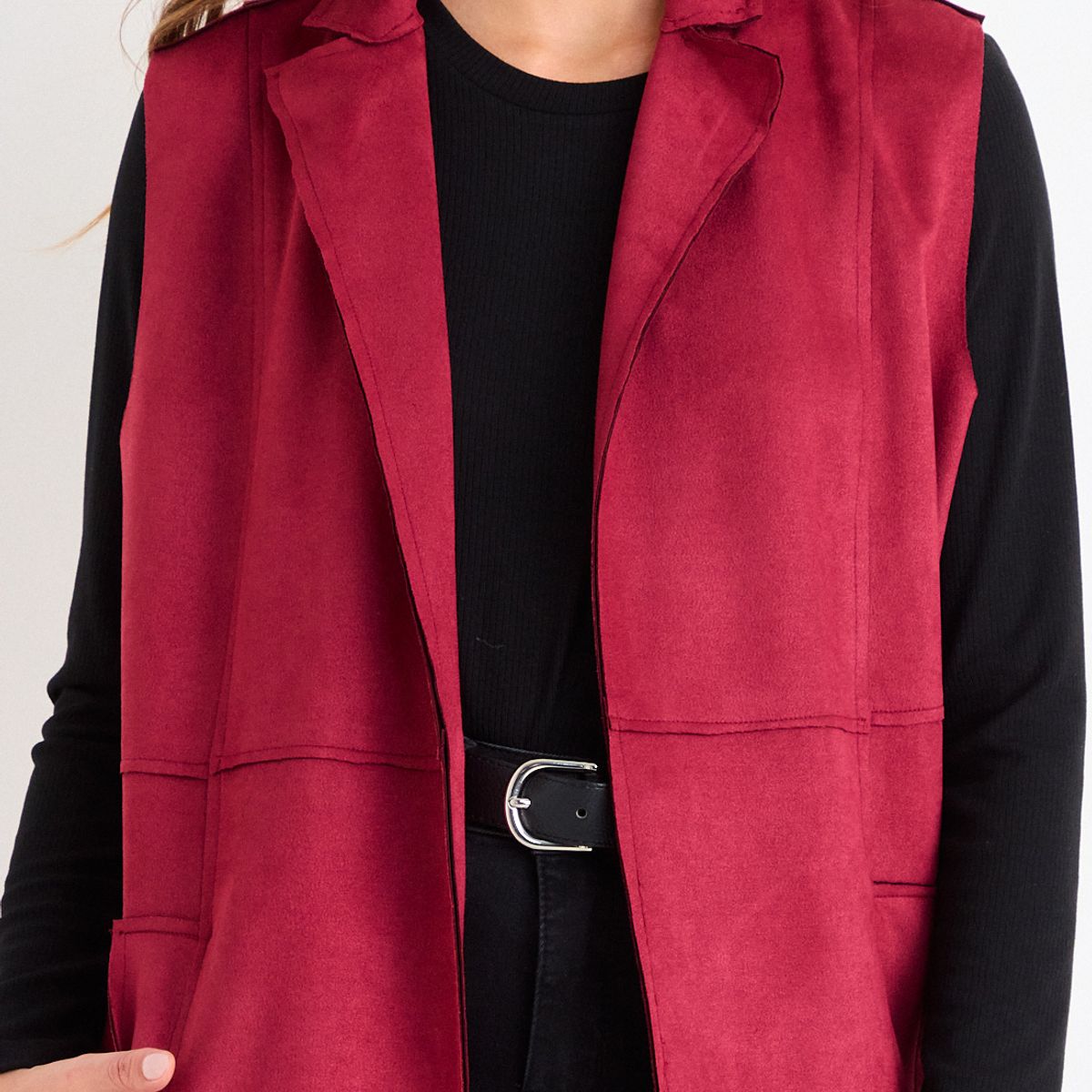 ASH - Tapado Liso Mujer Burdeos Ash