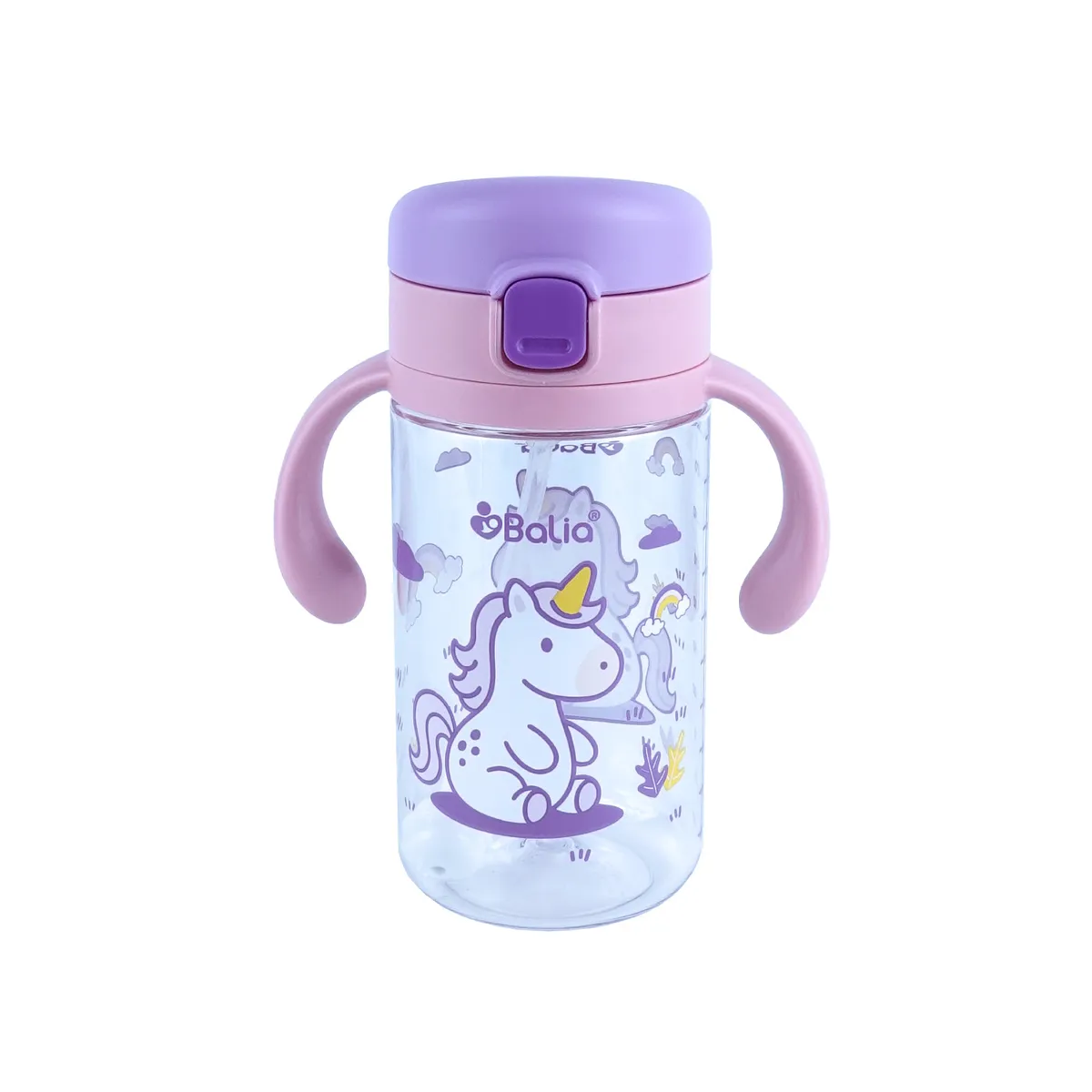 BALIA - Botella antiderrame con bombilla Unicornio - Balia