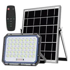 BAZUCA - Foco Reflector Solar LED 500W Exterior + Panel Solar + Control Remoto IP67