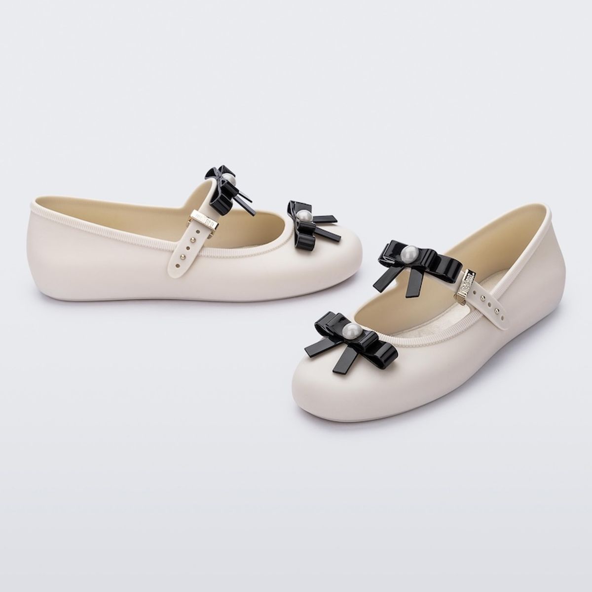 MELISSA - Melissa Soft Ballerina Bow BeigeNegro