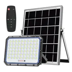 BAZUCA - Foco Reflector Solar LED 1000W Exterior + Panel Solar + Control Remoto IP67
