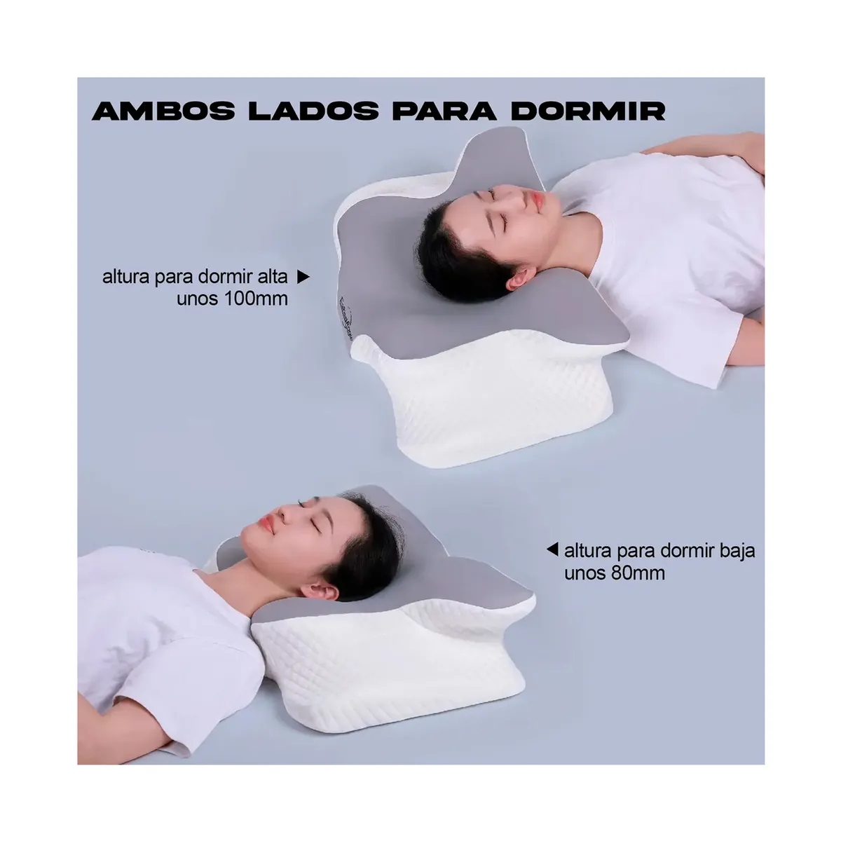 OFERTABKN - Almohada Viscoelástica Ergonómica Ortopédica Para Cuello