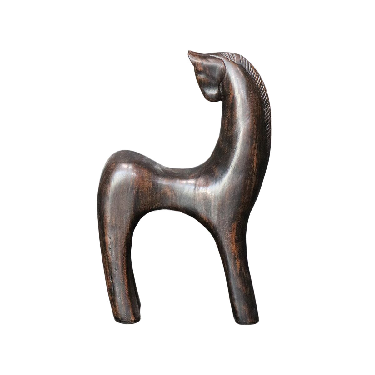 BROOKMAN - ADORNO CABALLO DADI POLIRESINA CAFÉ 19 x 7 x 30 CM