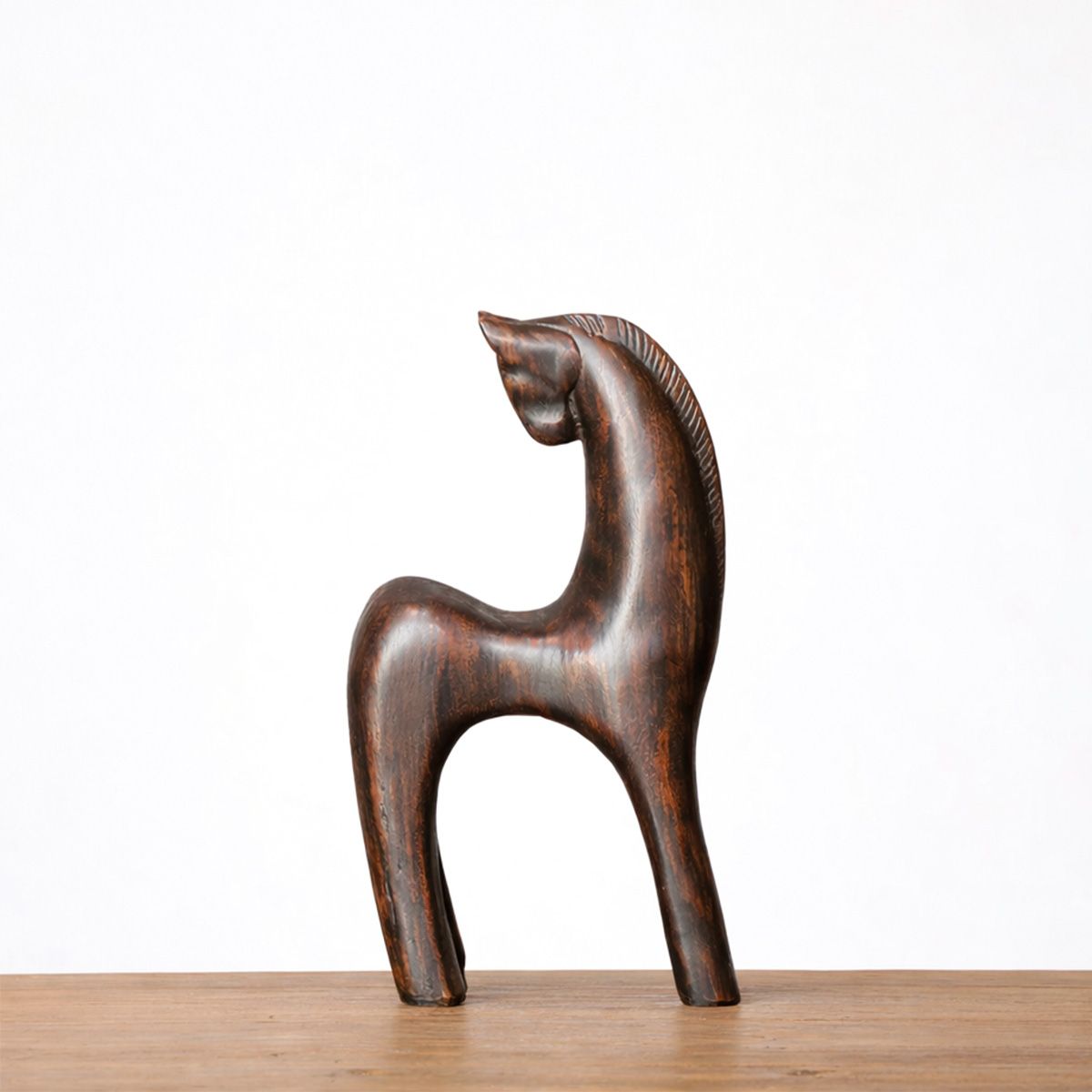 BROOKMAN - ADORNO CABALLO DADI POLIRESINA CAFÉ 19 x 7 x 30 CM