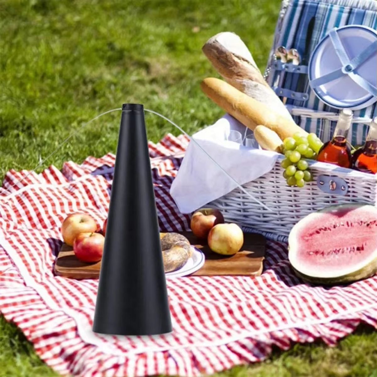 MOVI - Pack de 2 Mini Ventiladores Espanta Moscas para Mesa  Protector de Alimentos