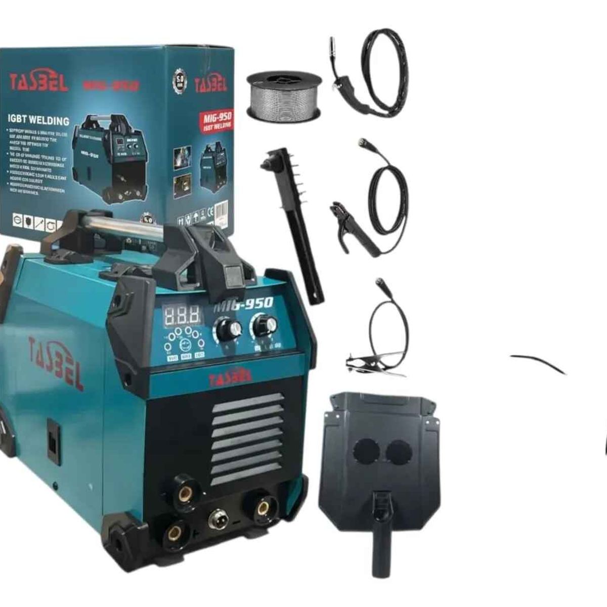 GENERICO - Soldadora Inverter Tasbel Mig-950 3 En 1 Mig/mma/flux 110/22 Azul
