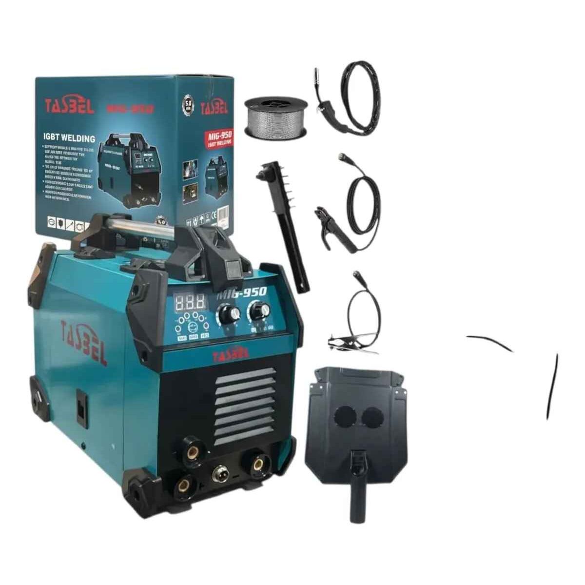GENERICO - Soldadora Inverter Tasbel Mig-950 3 En 1 Mig/mma/flux 110/22 Azul