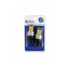 KOBO - Kit Ampolletas LED P27 7W Color Ámbar