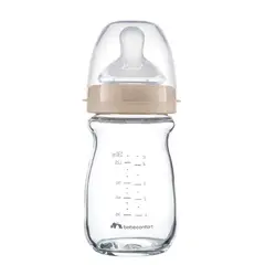 BEBE CONFORT - Mamadera Physio Aircare Vidrio 130ml Bebé Confort