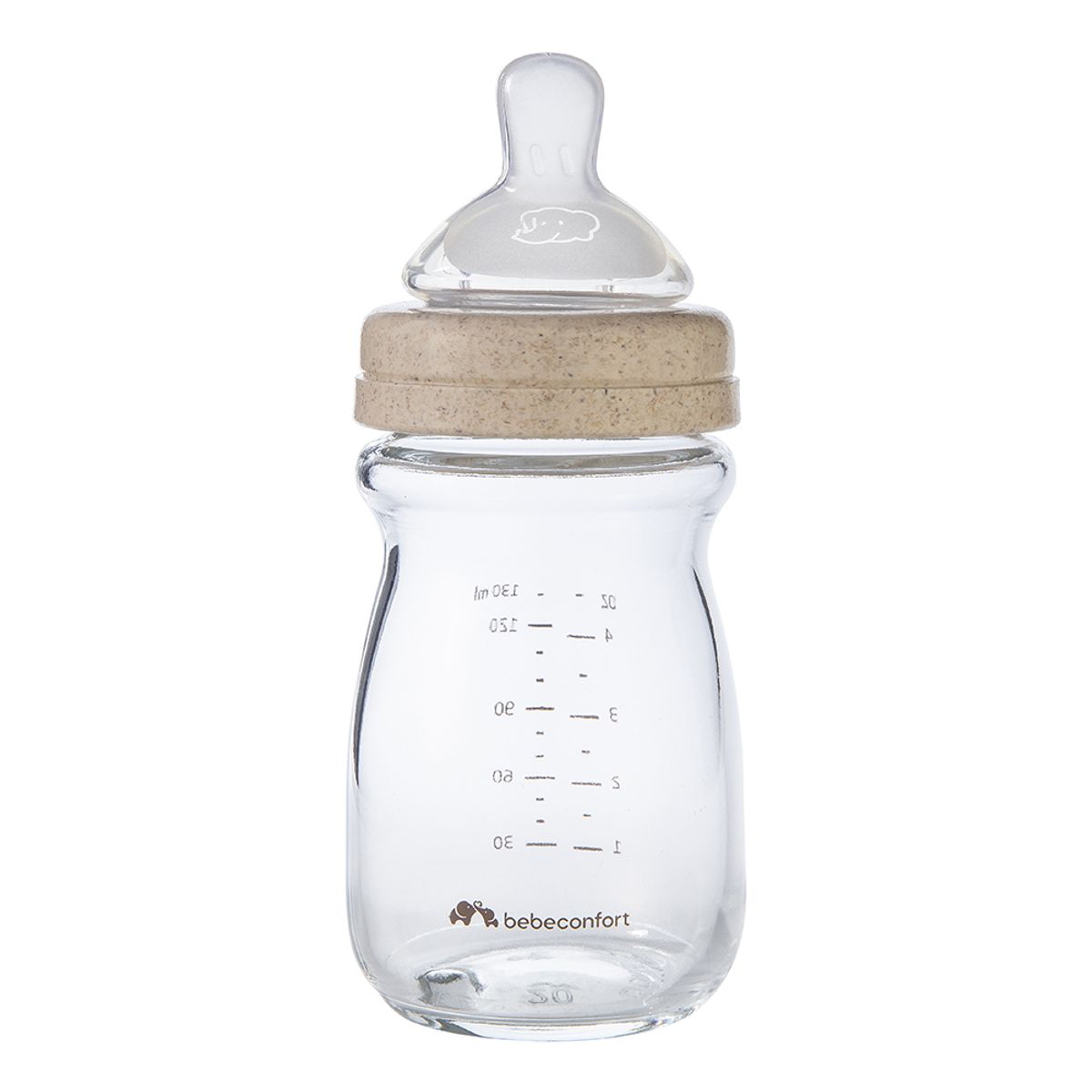 BEBE CONFORT - Mamadera Physio Aircare Vidrio 130ml Bebé Confort