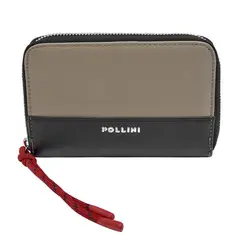 POLLINI - Billetera Mujer Casual Marrón claro