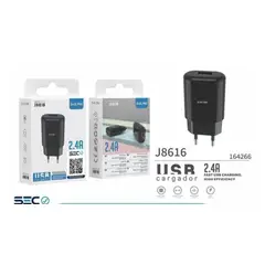 ULTRA - Cargador de Pared D-ULTRA J8616 USB 2.4A Alta Eficiencia Certificado SEC