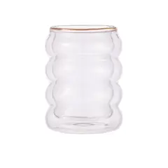 ADAGIO TEAS - Vaso Doble Vidrio Matcha Shape 400 ml