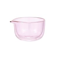 Matcha Bowl Doble Vidrio Rosado