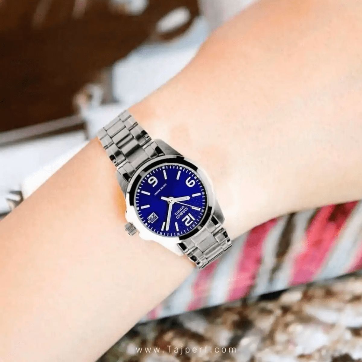 CASIO - RELOJ CASIO LTP-1215A-2ADF CLASICO PLATEADO MUJER