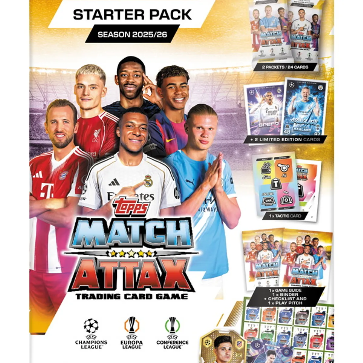 ANTARTICA LIBROS - Topps Match Attax Ucc 20252026 Starter Pack