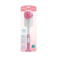 DR BROWN'S - Cepillo Para Limpieza De Mamaderas Rosa Dr. Brown´s