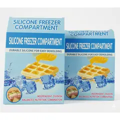 GENERICO - Cubeta Para Hielo De Silicón Cubos 6 Cavidandes