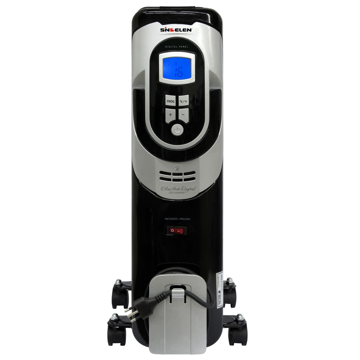 SINDELEN - Calefactor Oleoeléctrico EEO-2200DNG Heat Digital