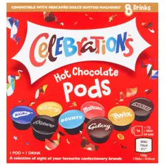 MARS - Chocolate Caliente Celebrations en Cápsulas 8 un