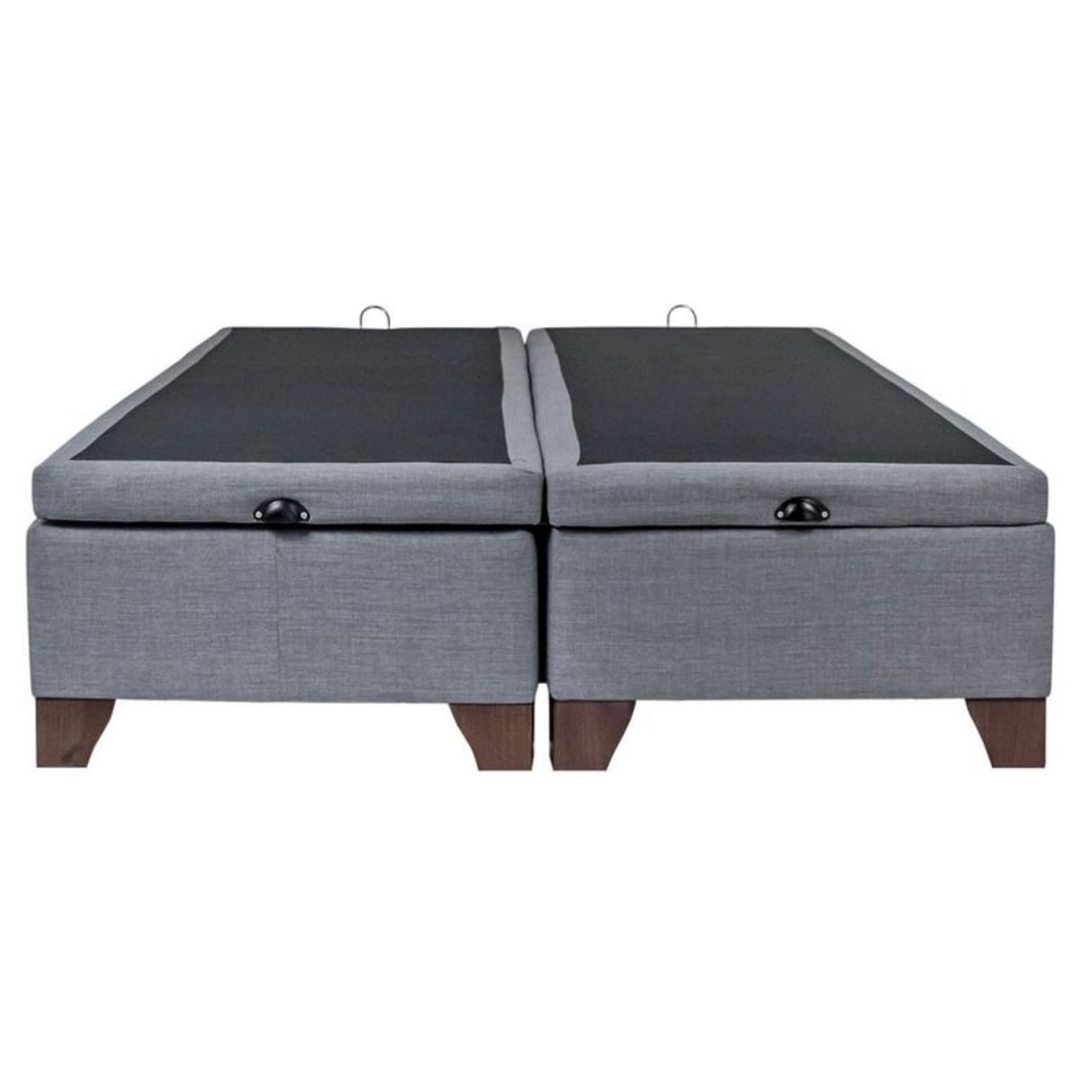 GENERICO - BASE DE CAMA 2 PLAZA BAUL 190X150CM GRIS LINO