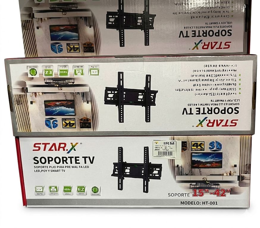 GENERICO Soporte Para Tv De 15 A 42 Pulgadas/ Soporta Hasta 40kl Negro