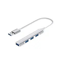 GENERICO - Hub VEGGIEG USB3.0 a 4 Puertos 3.0 usb Adaptador Multipuerto Macbook Laptop PC Celulares Tablet