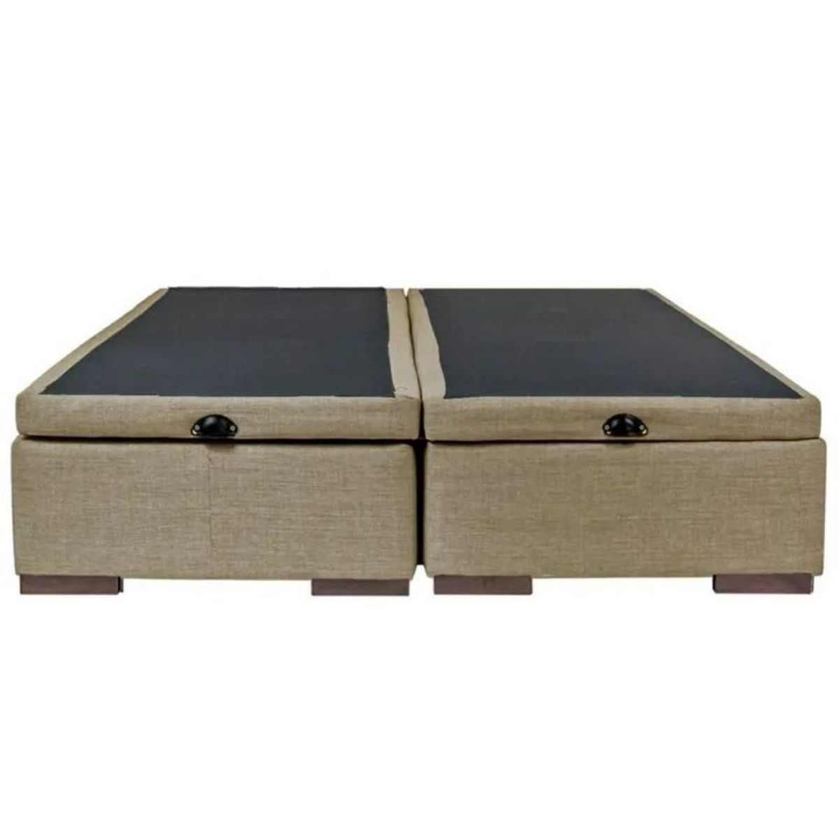 GENERICO - Bases De Camas 2 Plaza Baul 190x150cm BEIGE LINO
