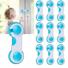 GENERICO - Set 10 Unds cerradura de seguridad de cajon, mueble para bebé