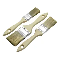 GENERICO - PACK 3 Brochas. 2,5 + 1.5+ 1/4 pulg Cerda Mixta.