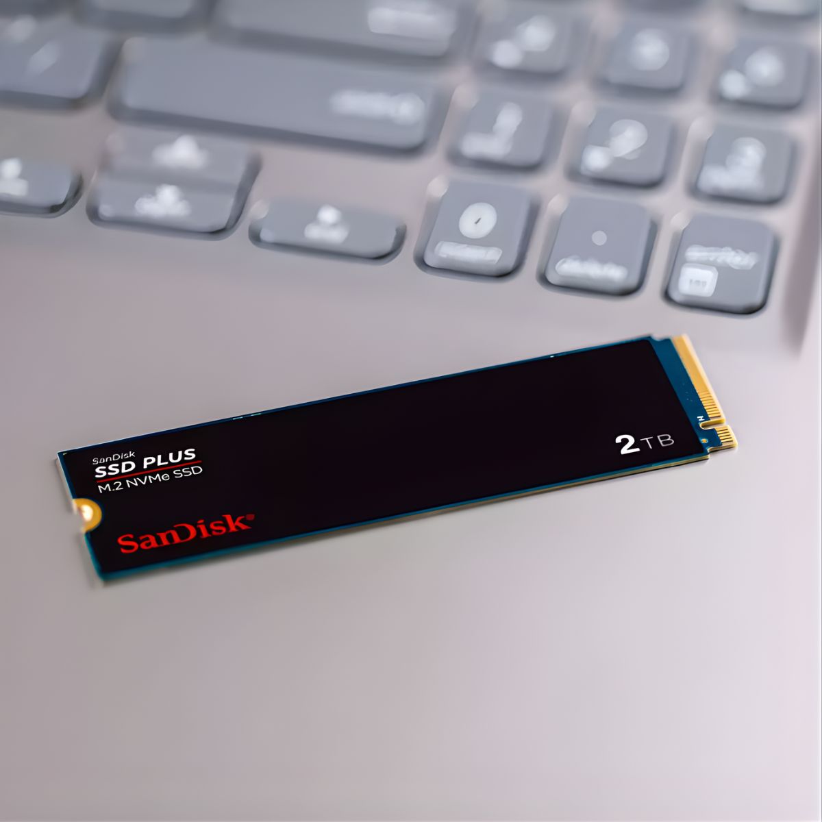 SANDISK - Disco Duro Interno SSD SanDisk Plus 500GB NVMe M.2 2280 PCIe 3.0 x4