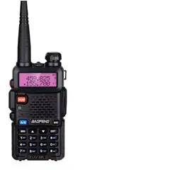 BAOFENG - Radio Transmisor Walkie Talkie Dual Band Uv-5r Vhf Uhf Fm Negro 2.5ppm