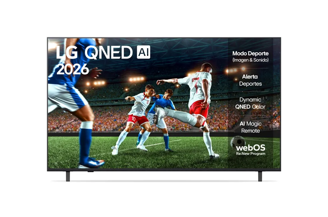 TV 86 QNED AI 4K El fútbol en su máxima expresión