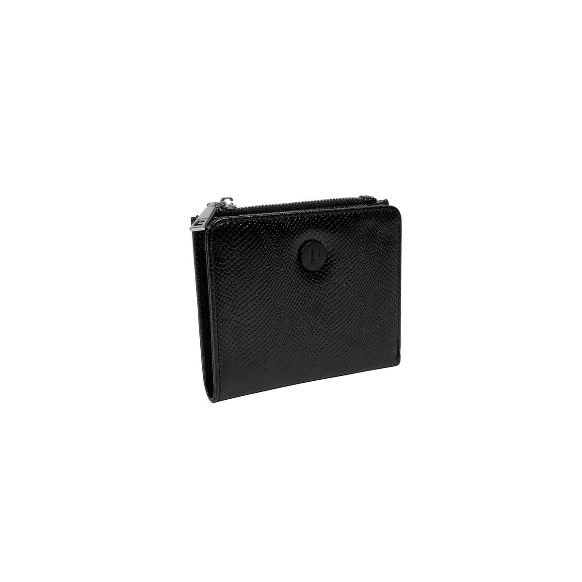 POLLINI - Billetera Mujer Casual Negro Pollini