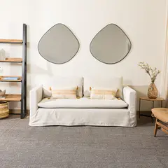 AMOBLE - Sofa Luisana Fu Natural 200 Amoblé