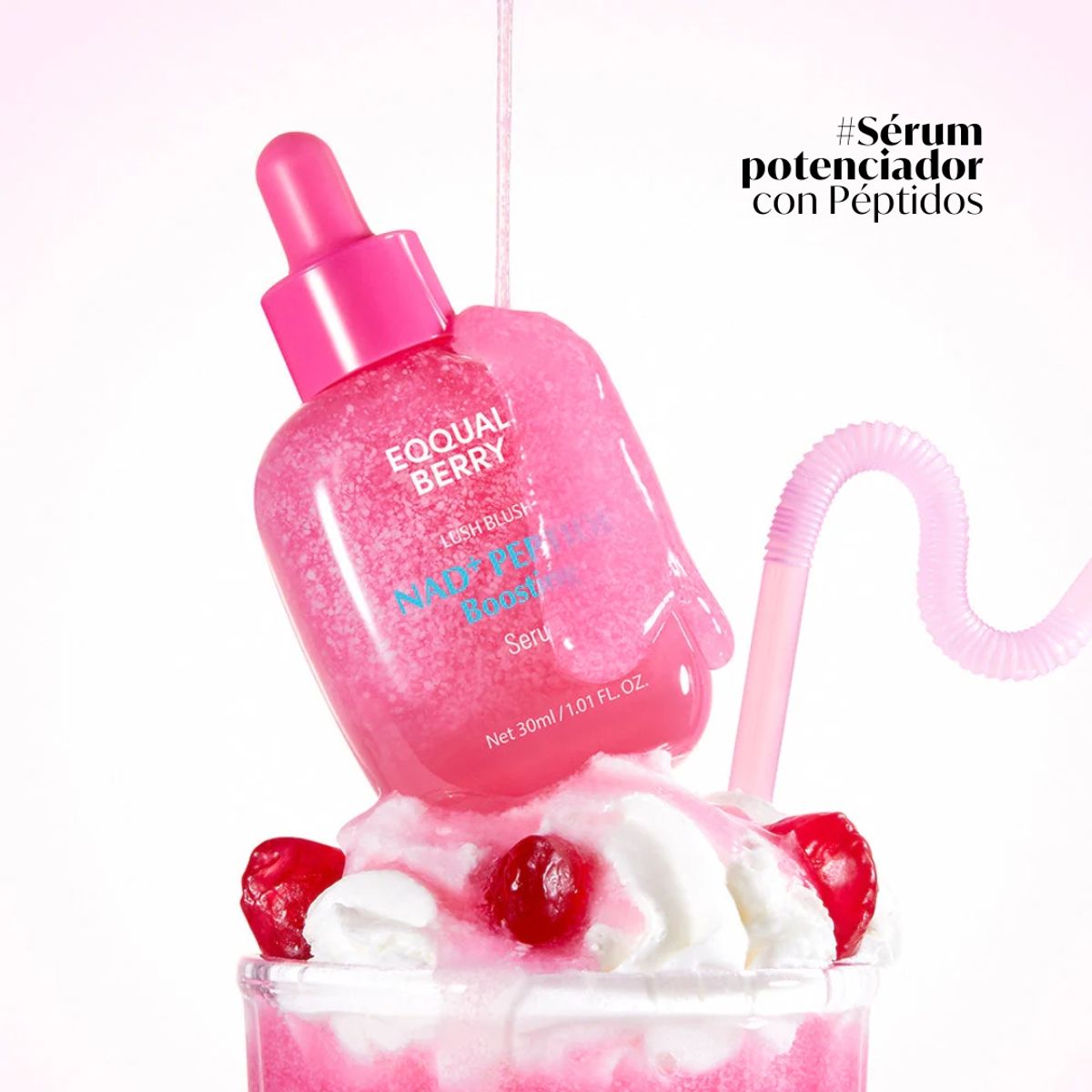 EQQUALBERRY - Serum de NAD+ y péptidos reafirmante y antioxidante 30ml