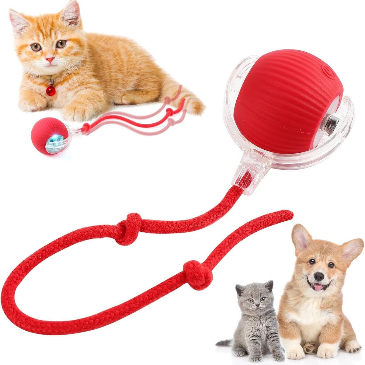 GENERICO - Pelota Inteligente Para Gatos Juguete Interactivo Automático