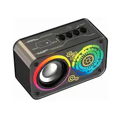 LENYES - PARLANTE BLUETOOTH S841 POTENTE SONIDO DISEÑO MODERNO Y LUCES RGB ESPECTACULARES