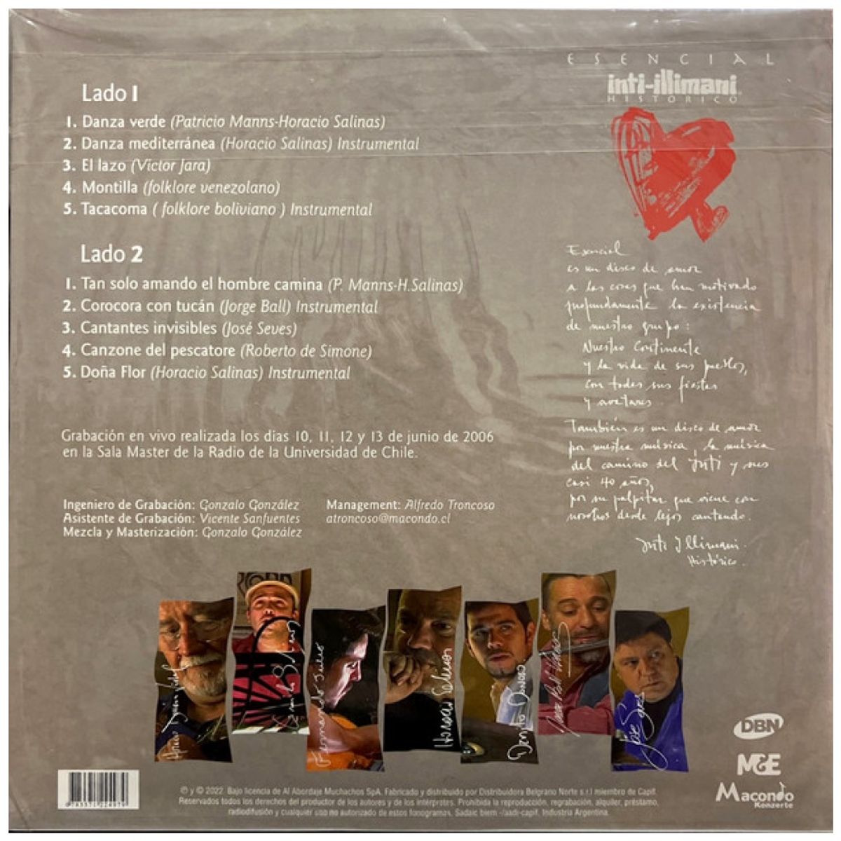 HITWAY MUSIC - INTI-ILLIMANI - ESENCIAL - CD