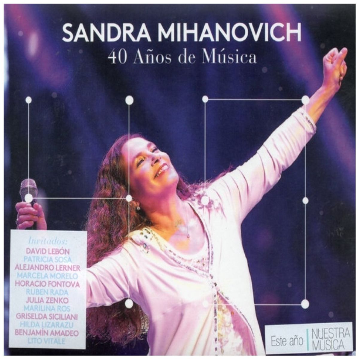 HITWAY MUSIC - SANDRA MIHANOVICH - 40 AÑOS DE MUSICA CD+DVD - CD