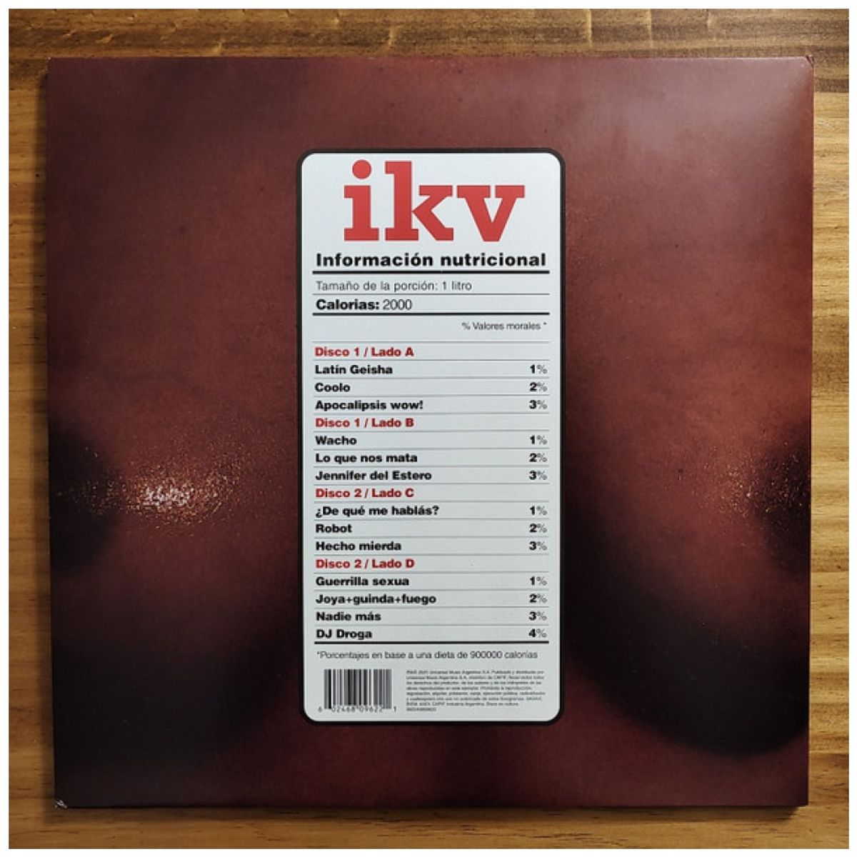 HITWAY MUSIC - ILLYA KURYAKI & THE VALDERRAMA - LECHE 2LP VINYL COLOR - VINILO