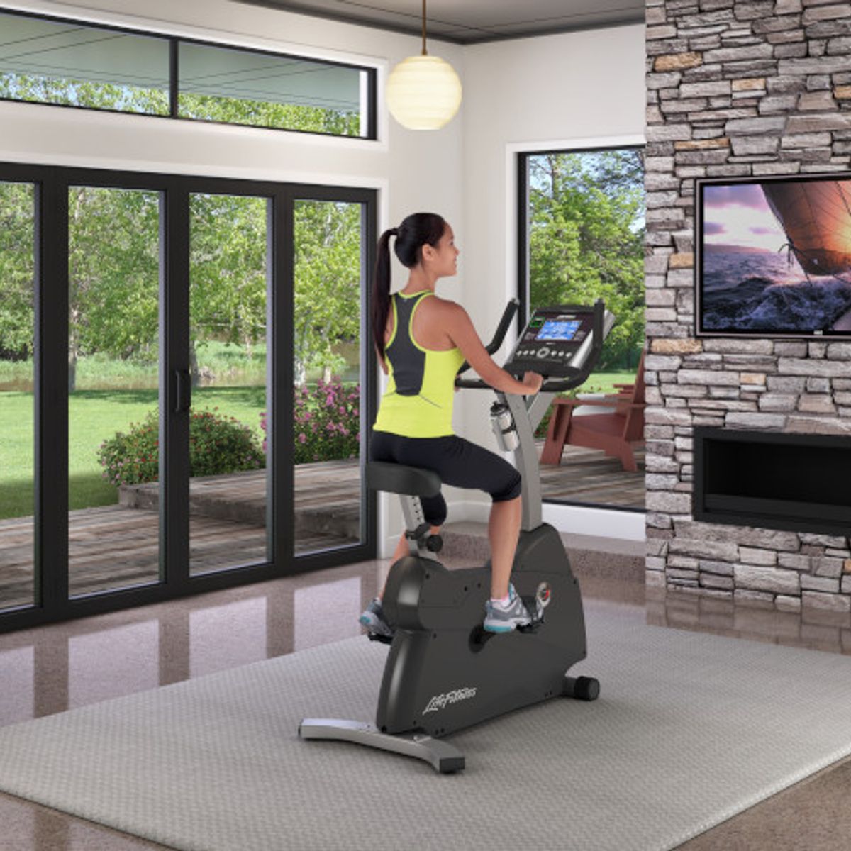 LIFE FITNESS - Bicicleta Estática C1 GO