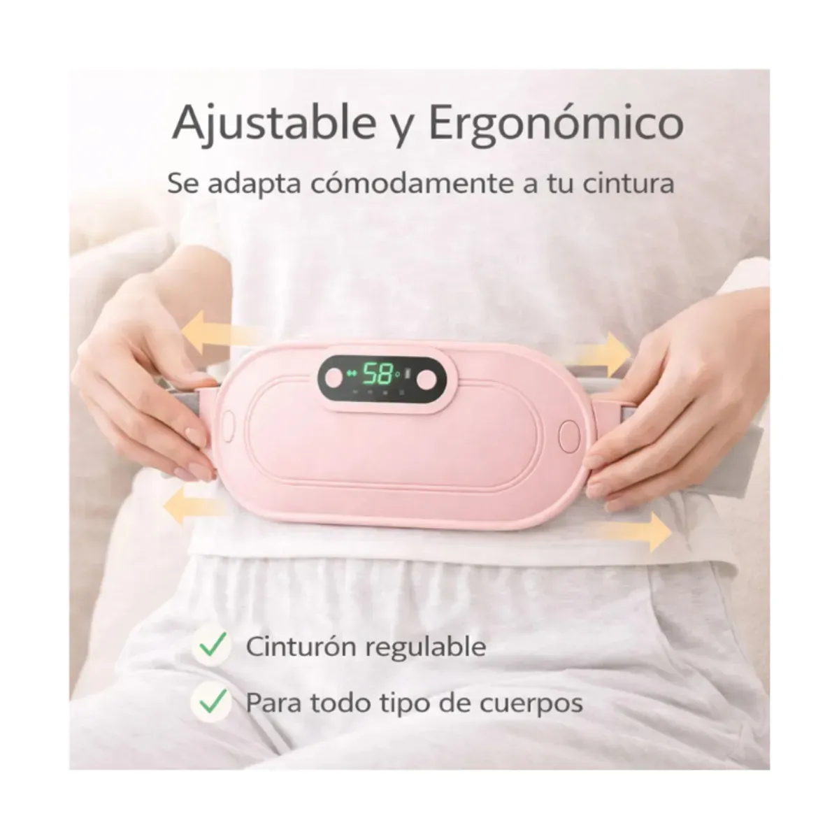 MOVI - Cinturón para el Alivio  Inmediato de Cólicos y Dolores Menstruales - Bienestar y Comodidad Total