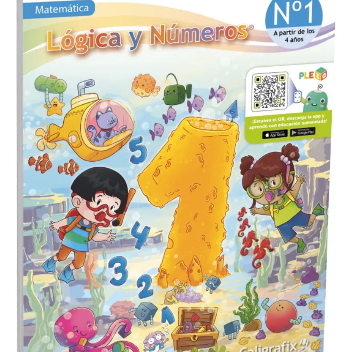 CALIGRAFIX - LÓGICA Y NÚMEROS 1 NUEVA EDICIÓN 2026 - CALIGRAFIX