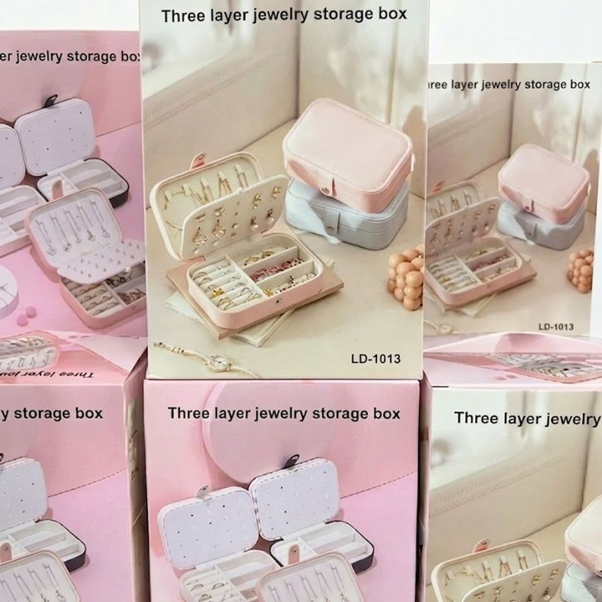 GENERICO - Alajero Organizador Joyas, Caja Joyero Organizador De Doble Capa