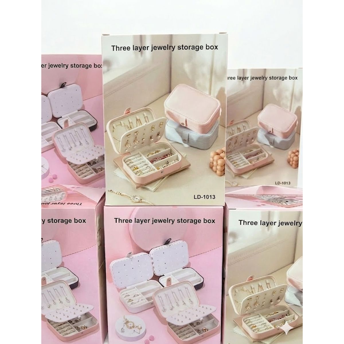 GENERICO - Alajero Organizador Joyas, Caja Joyero Organizador De Doble Capa