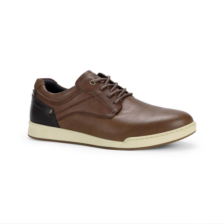 Zapatos Hombre Cuero Cram-0-21 Café