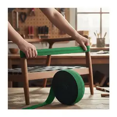 GENERICO - Huincha Elástica Tapicera De 5cm Ancho Por 50 Mts El Rollo Elástica + Corcheteras